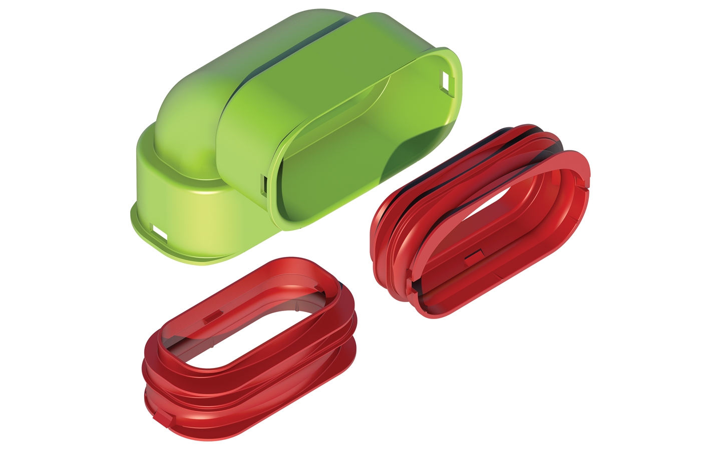 Kit coude vertical Ubbink