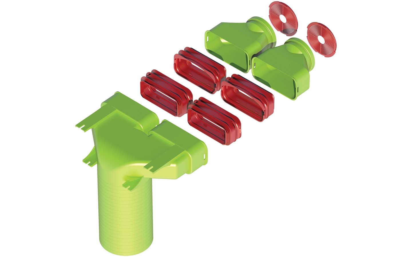 Kit té de raccordement AE55SC Ubbink