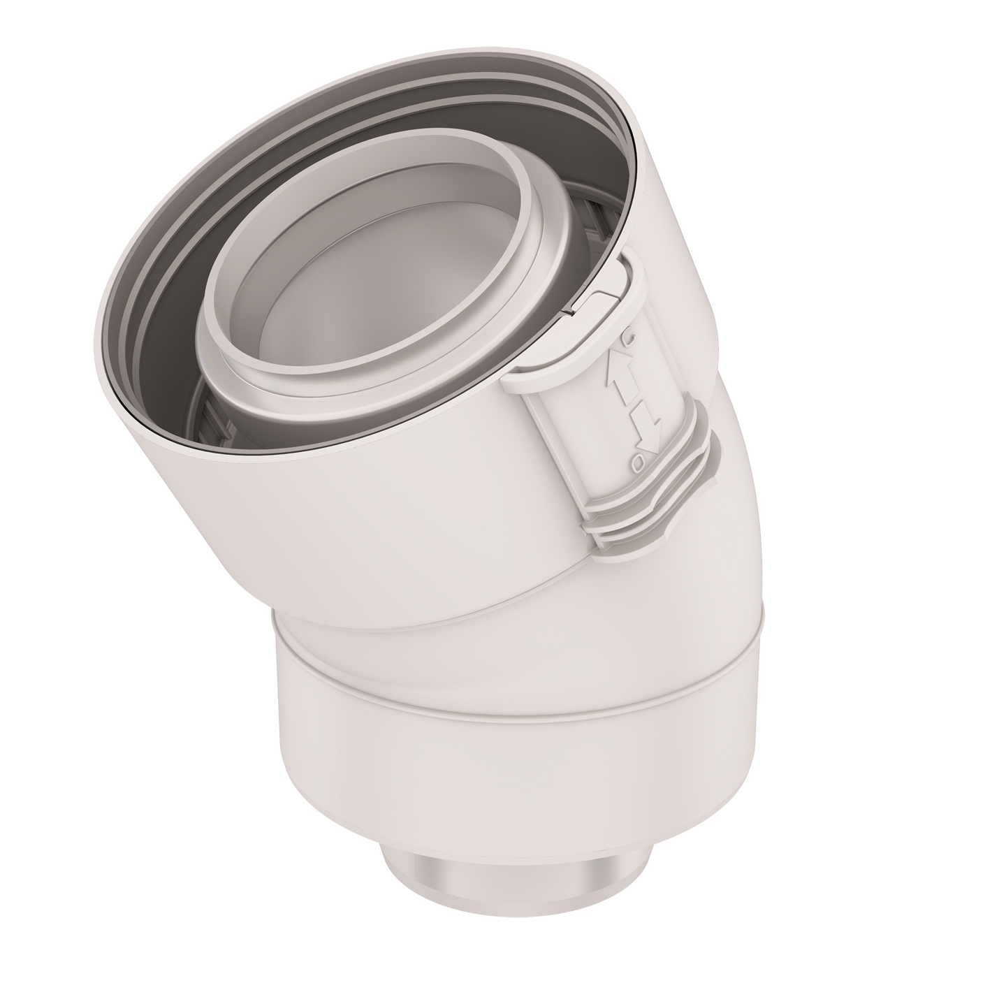 Coude 60/100 CDS 30° Ubbink