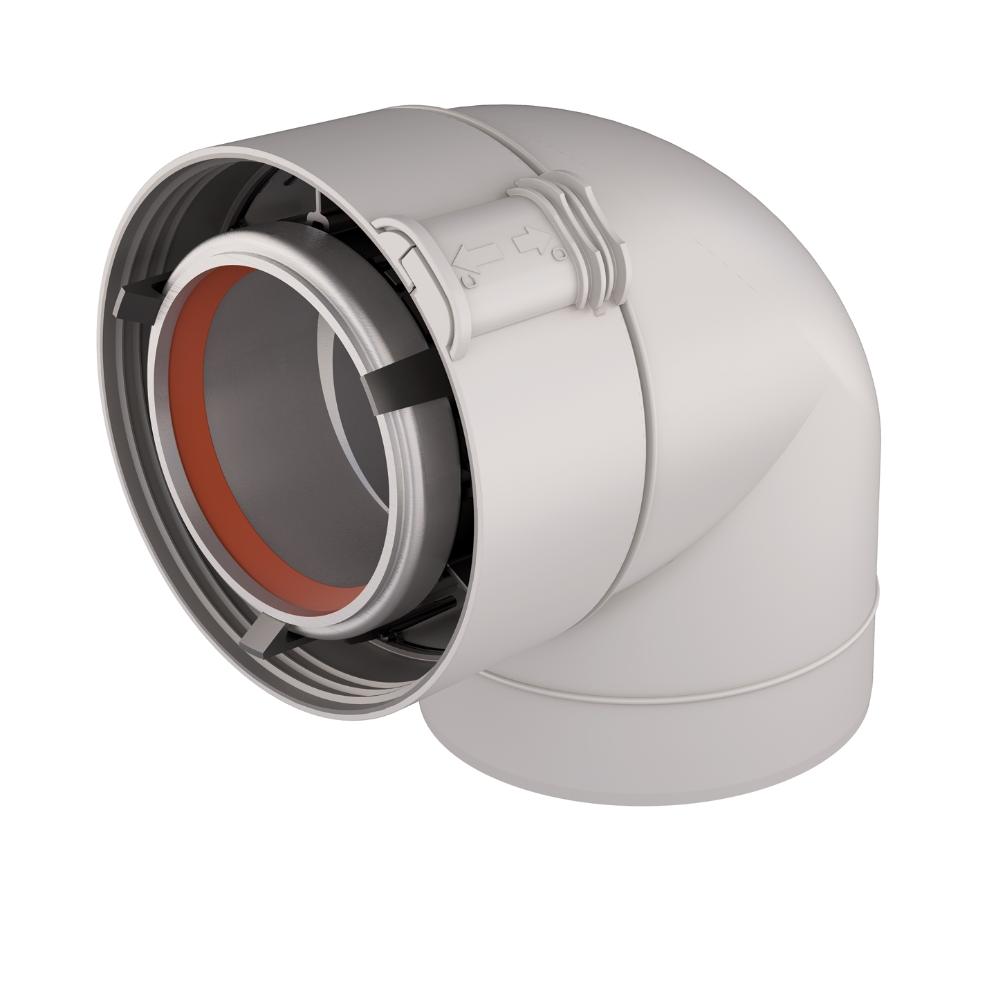  Coude standard 90° concentrique 
