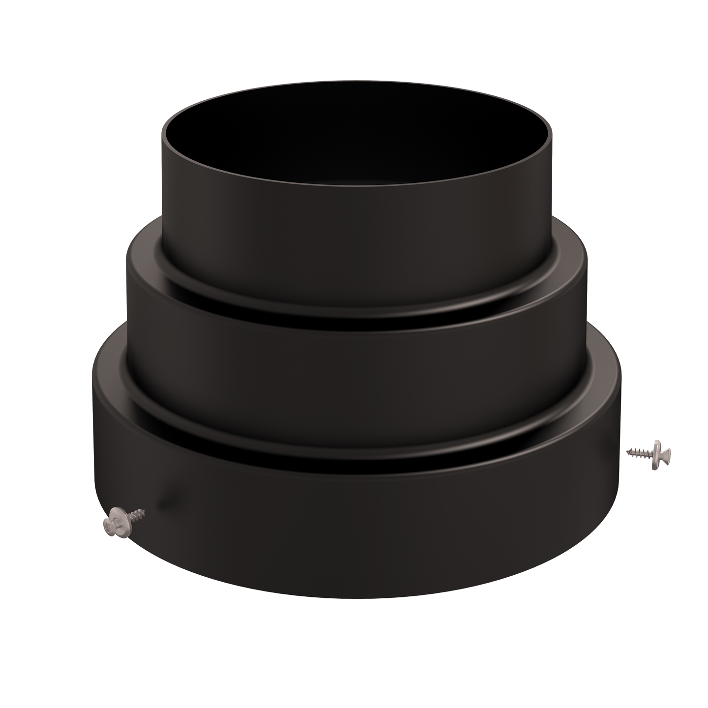 Kit pour adaptation large mitron noir Ubbink
