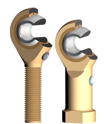 Embouts à rotule Male série SMLE ..45 Inox autolubrifiant UNIFLON E Unibal