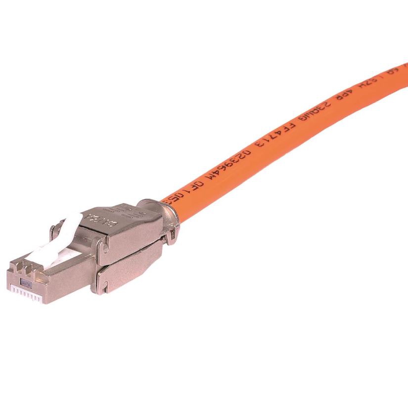 Embase RJ45 blindé Keystone Cat 6a (montage sans outils)