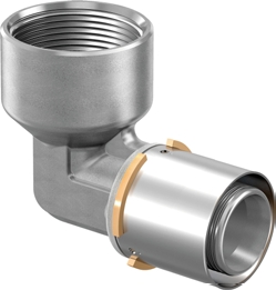 Coude 90° multicouche S-Press F Uponor
