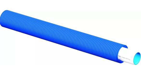 Tube multicouche pré-gainé Uni Pipe Plus bleu - Couronne Uponor