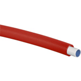  Tube multicouche pré- gainé Uni Pipe Plus rouge - Couronne 