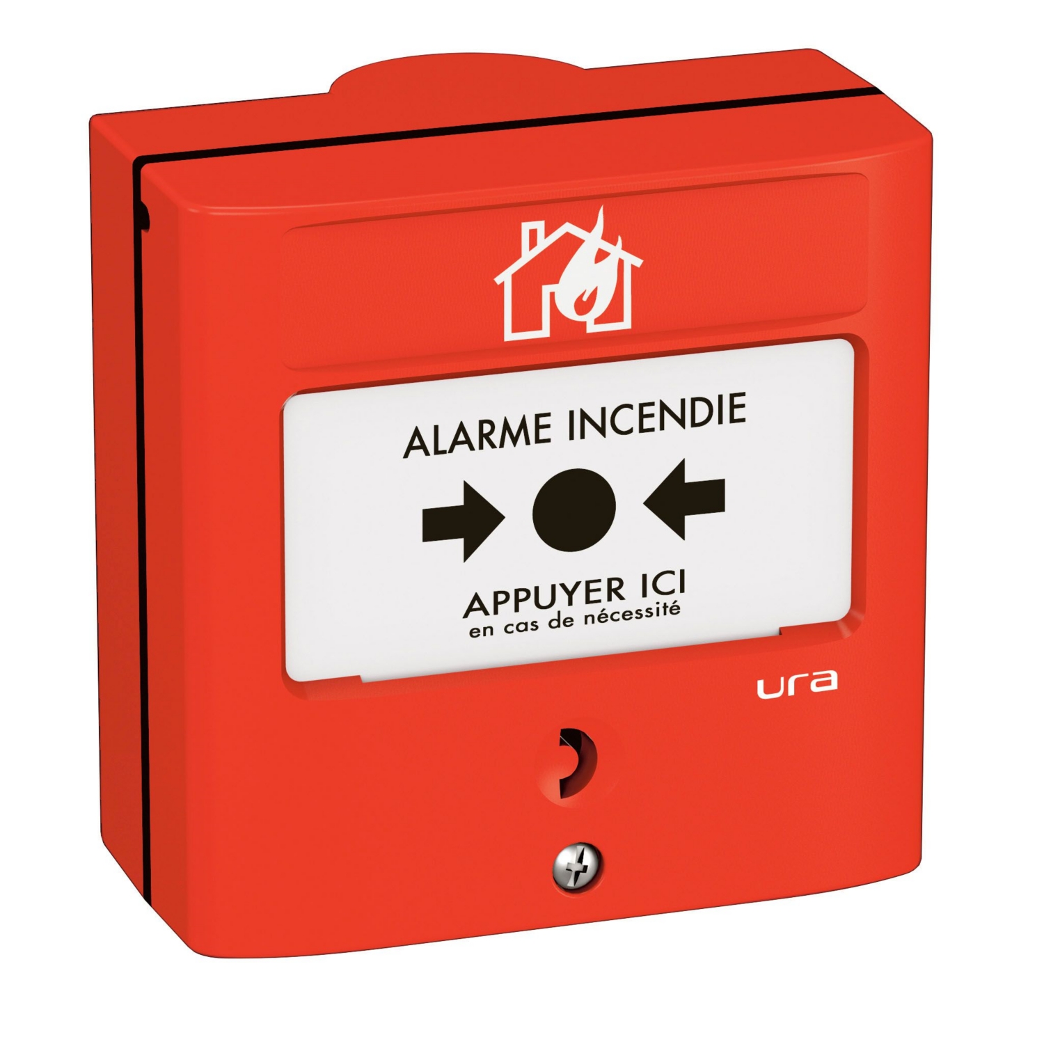 Dispositif manuel Rouge alarme incendie
