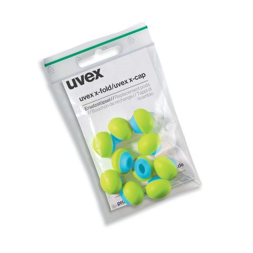 Bouchons de rechange pour arceau Uvex X-Cap et Uvex X-Fold SNR 24 dB Uvex