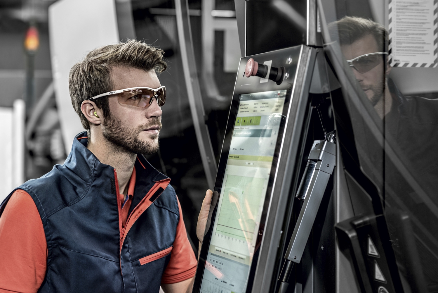 Lunettes de protection Sportstyle - Blanc/Noir Uvex