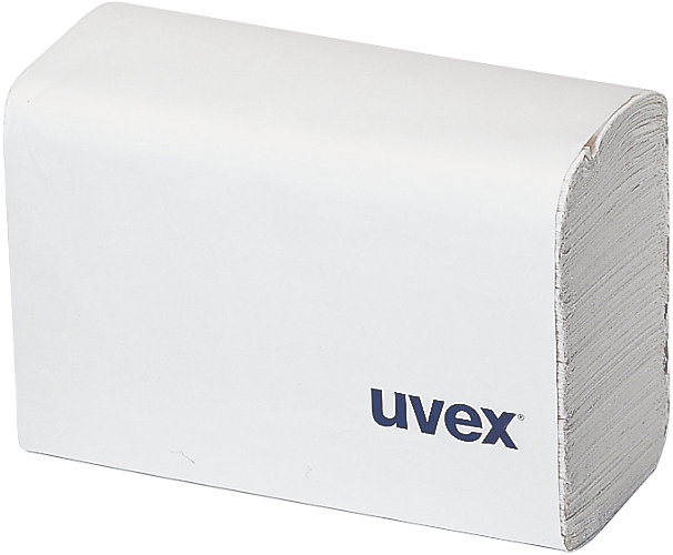 Papier nettoyant pour lunettes de protection Uvex 