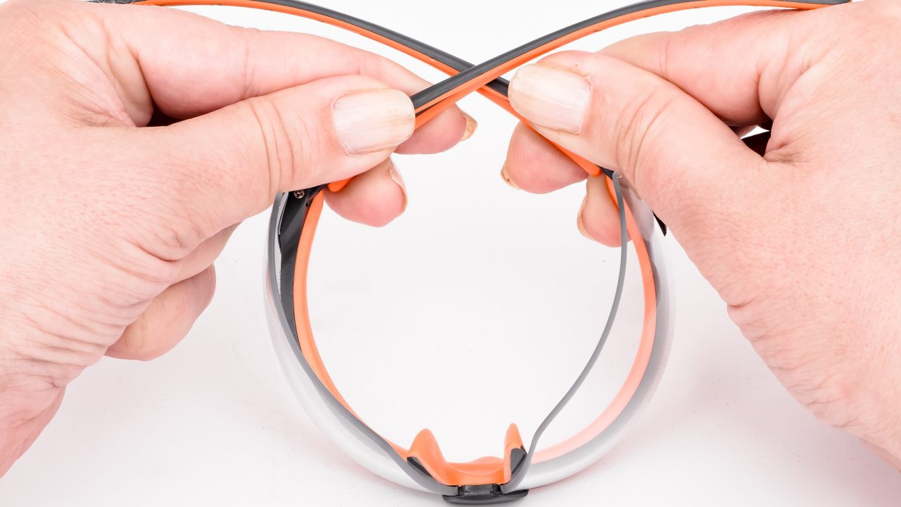 Lunettes Flexor Plus - Gris/orange Infield Safety