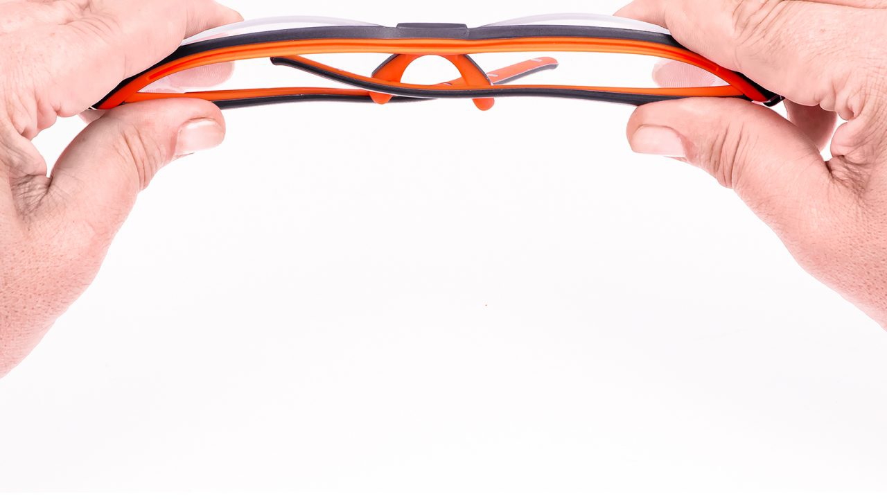 Lunettes Flexor Plus - Gris/orange Infield Safety