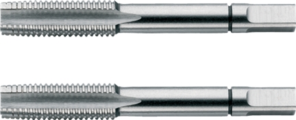 Jeu de 2 tarauds à main HSS International Tools