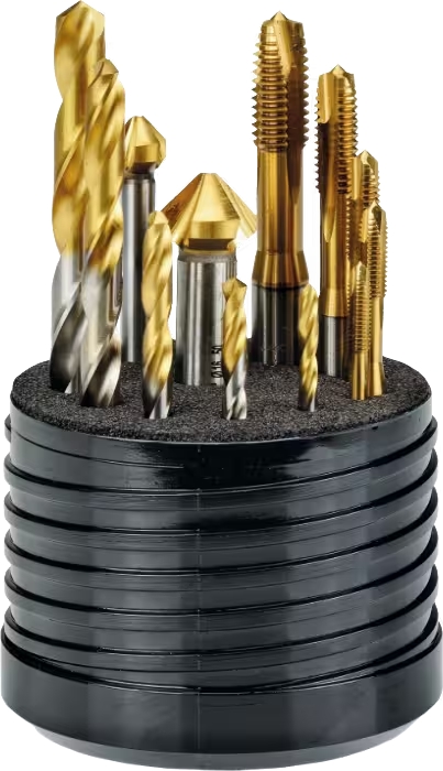 Coffret de tarauds machine ECO PRO HSS-E M4 à M10