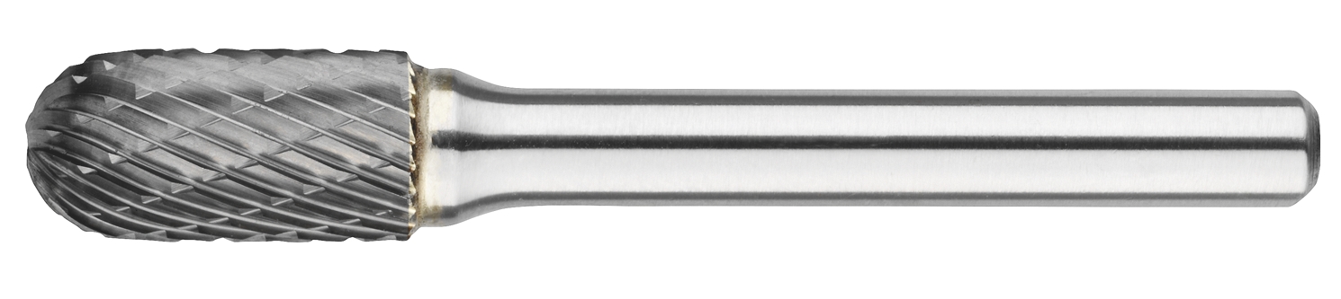  Fraise lime carbure forme C cylindrique à bout arrondi 
