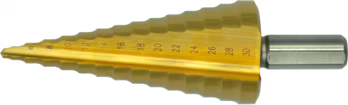 Foret étagé Ergo-Step HSS TiN Diam 6 à 25 mm