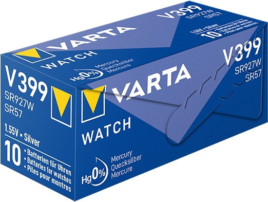 Pile bouton SR57 type V399 Varta
