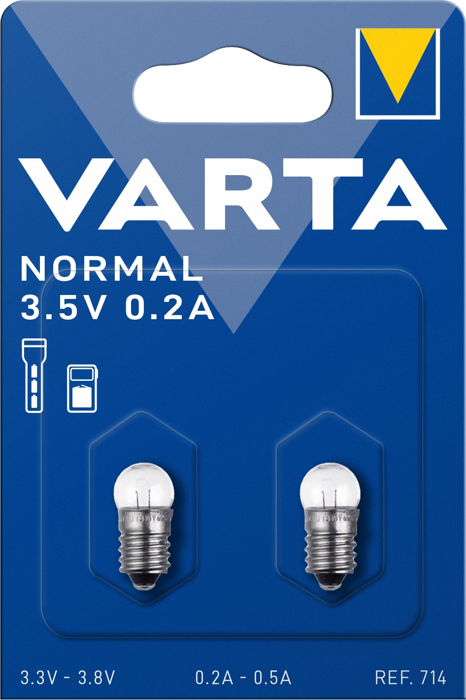 Ampoules Argon 3,50V - 0,2A Varta