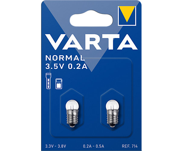 Ampoules Argon 3,50V - 0,2A Varta