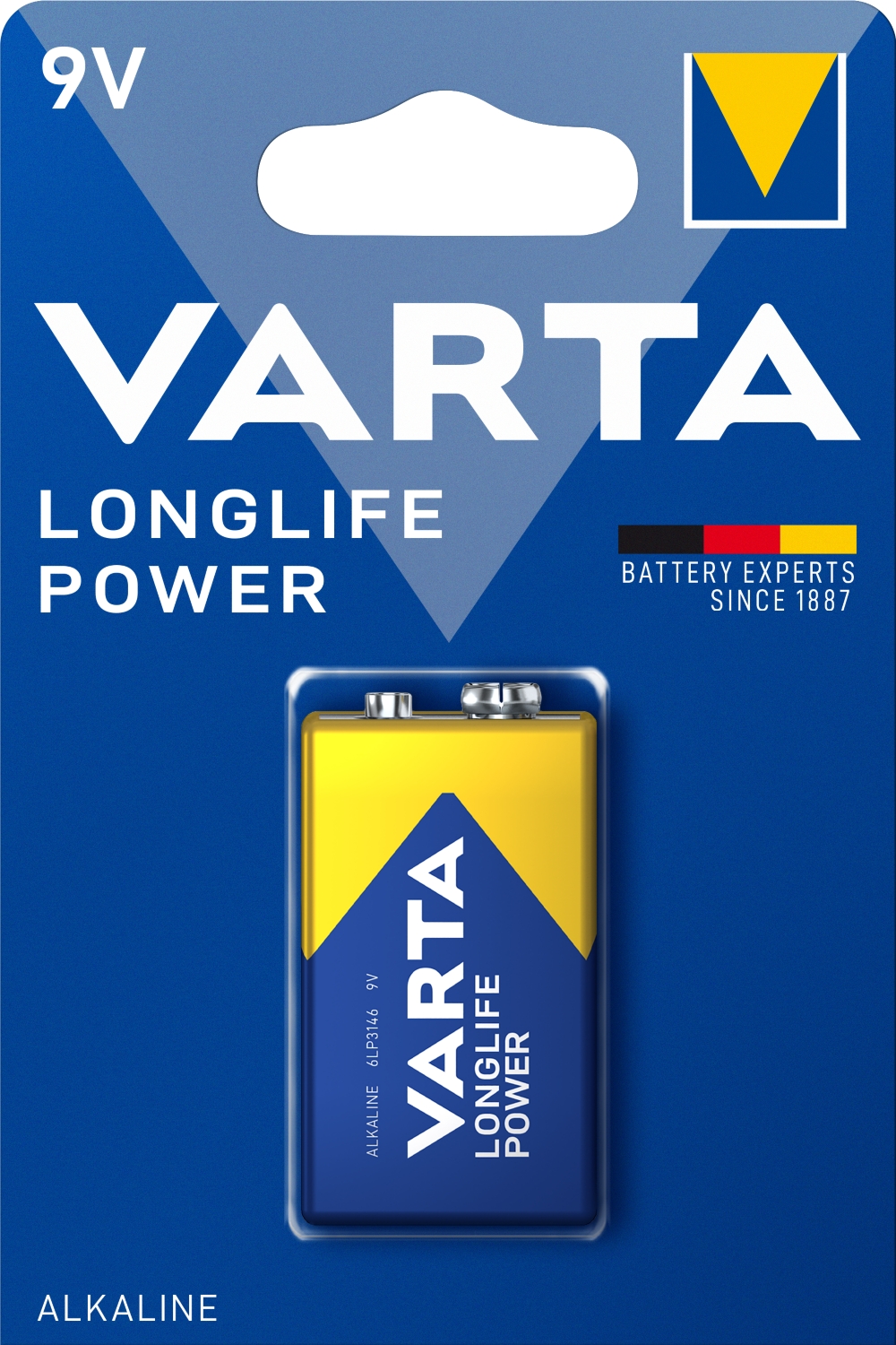 Pile alcaline LONGLIFE Power 6LR61 Varta