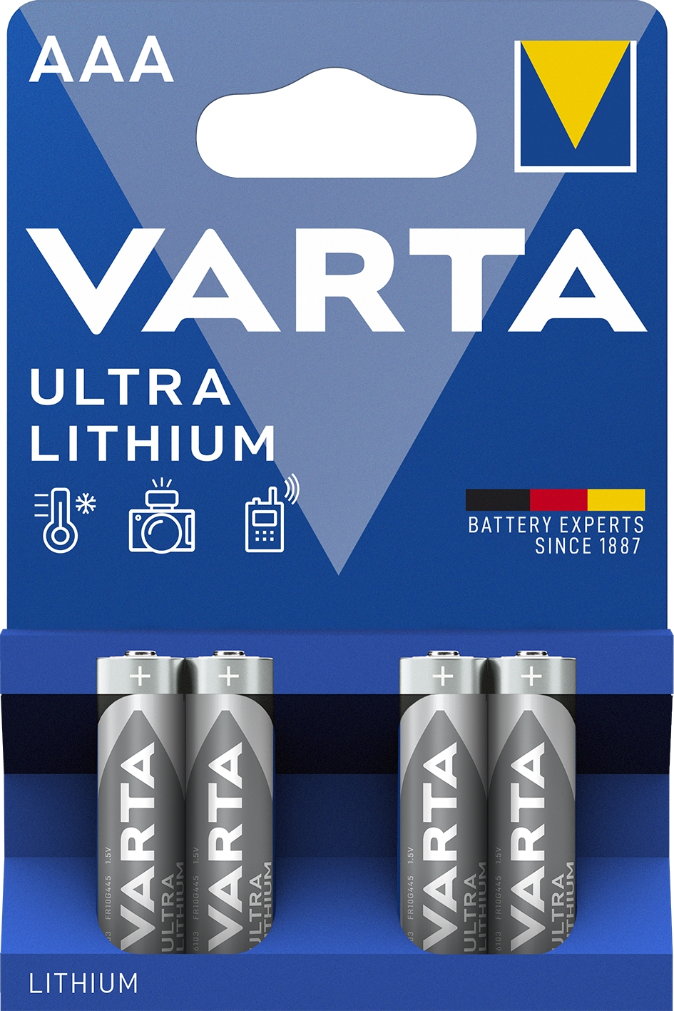 Pile lithium Ultra LR03 AAA (x4) 