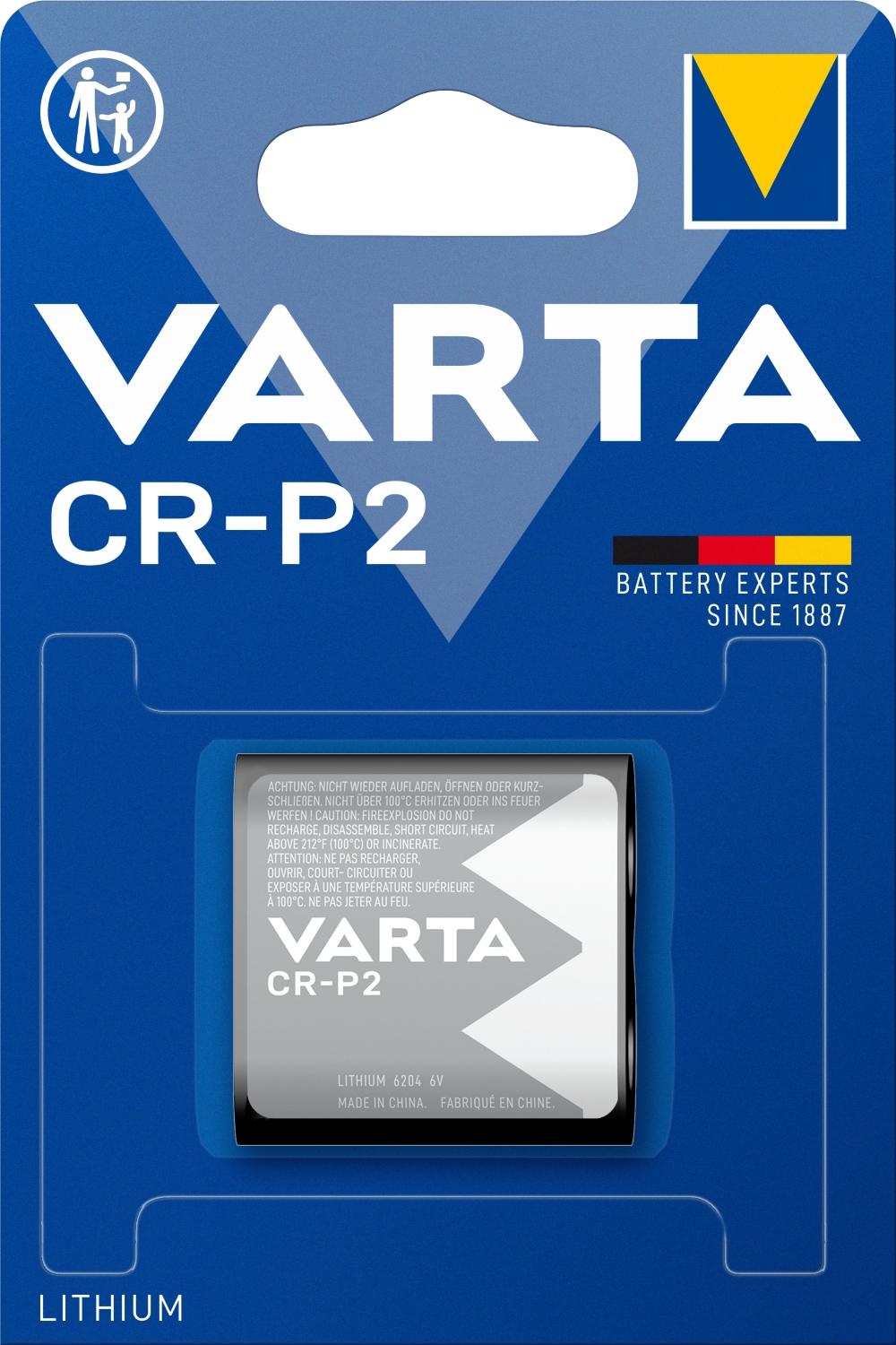 Pile lithium Ultra CRP2 Varta