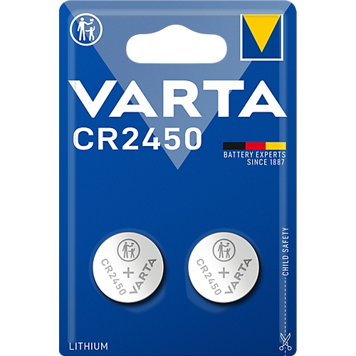 Pile bouton lithium CR2450 (x2) Varta