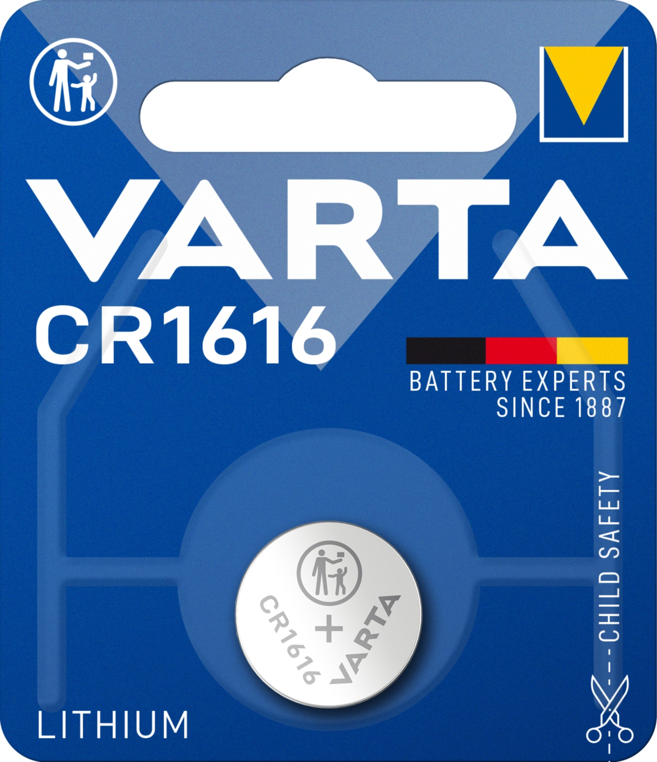 Pile bouton lithium CR1616 Varta