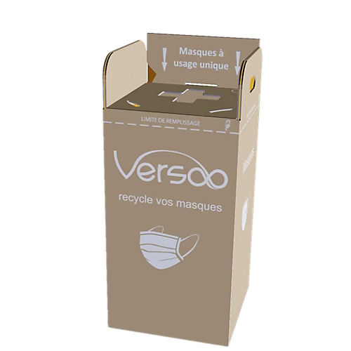 Box de recyclage pour masques à usage unique Versoo