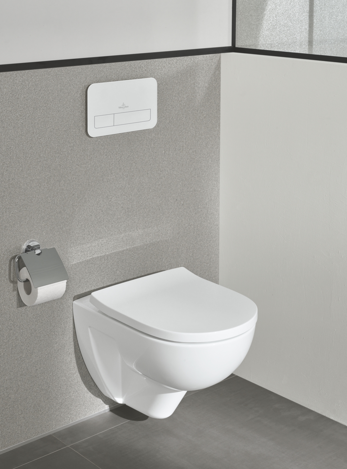 Pack WC suspendu O.Novo Select TwistFlush sans bride - Abattant frein de chute Villeroy & Boch