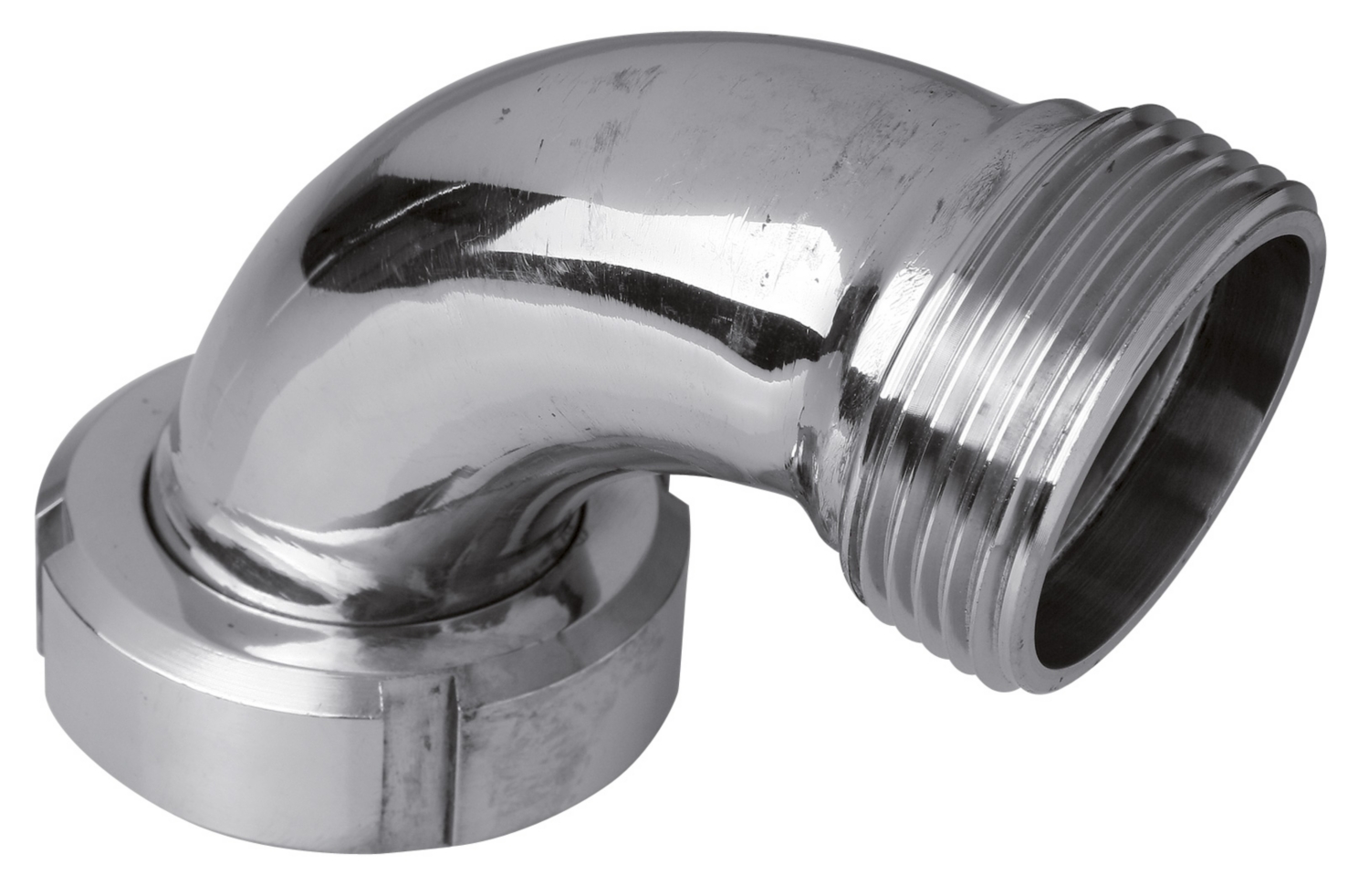 Coude mâle-femelle tournant inox 316L Vinolia