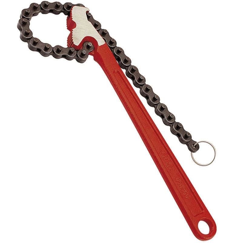 Clé gripping à chaine mors monobloc Ø 60 mm Virax