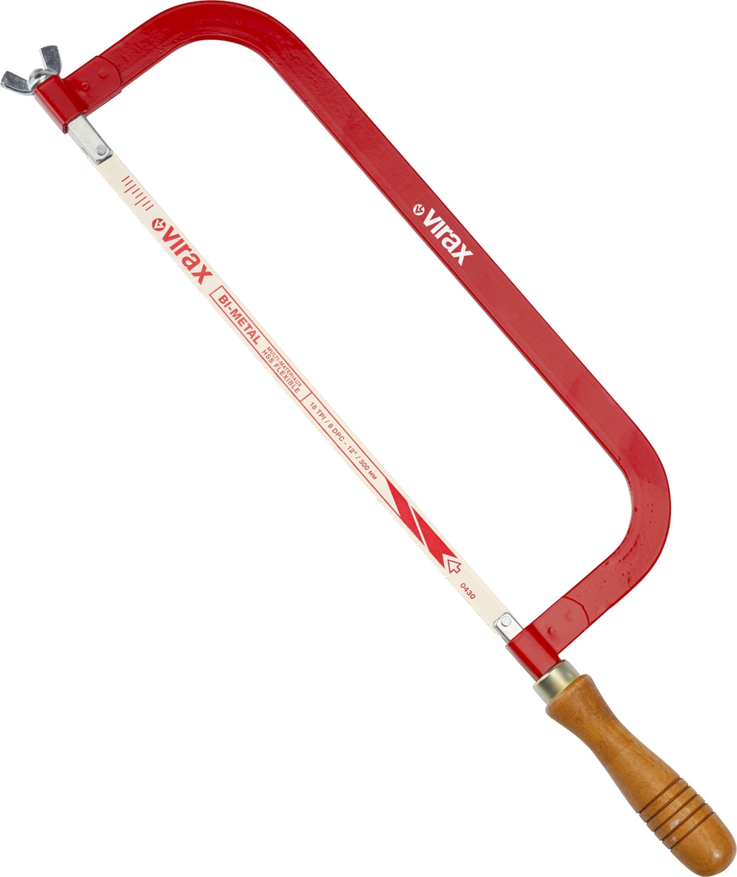 Monture de scie à poignée droite L 500 mm