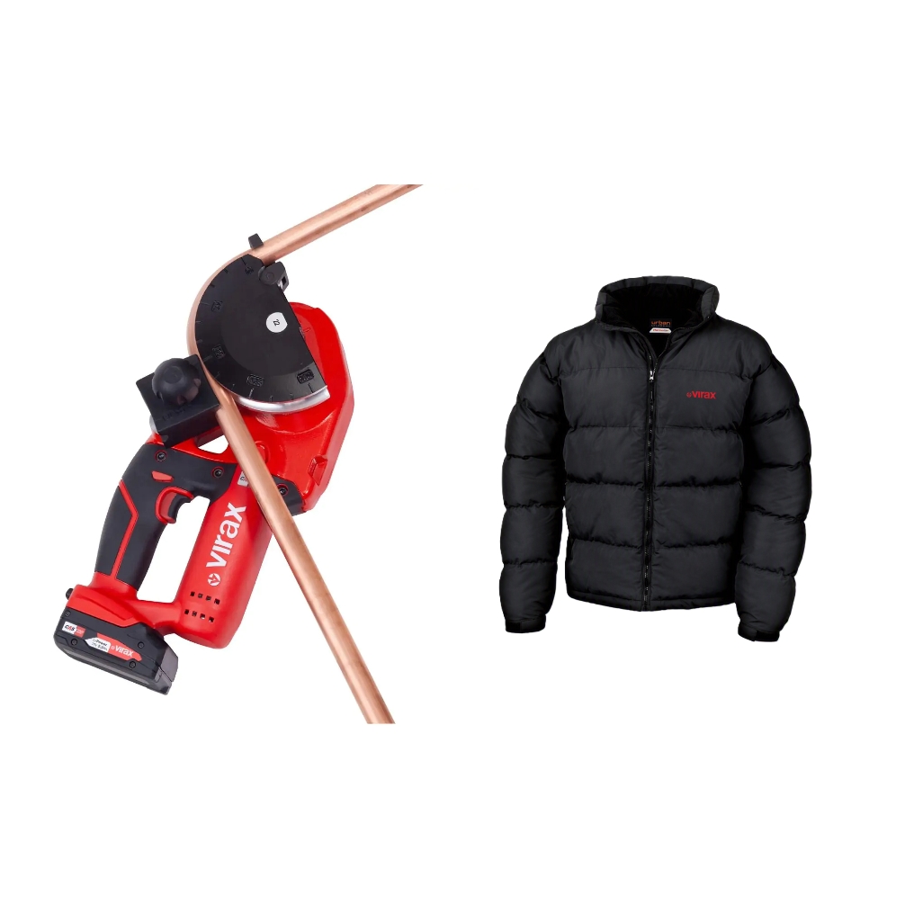 Cintreuse compacte électroportative Ministem 18V 14 à 22 mm + Veste