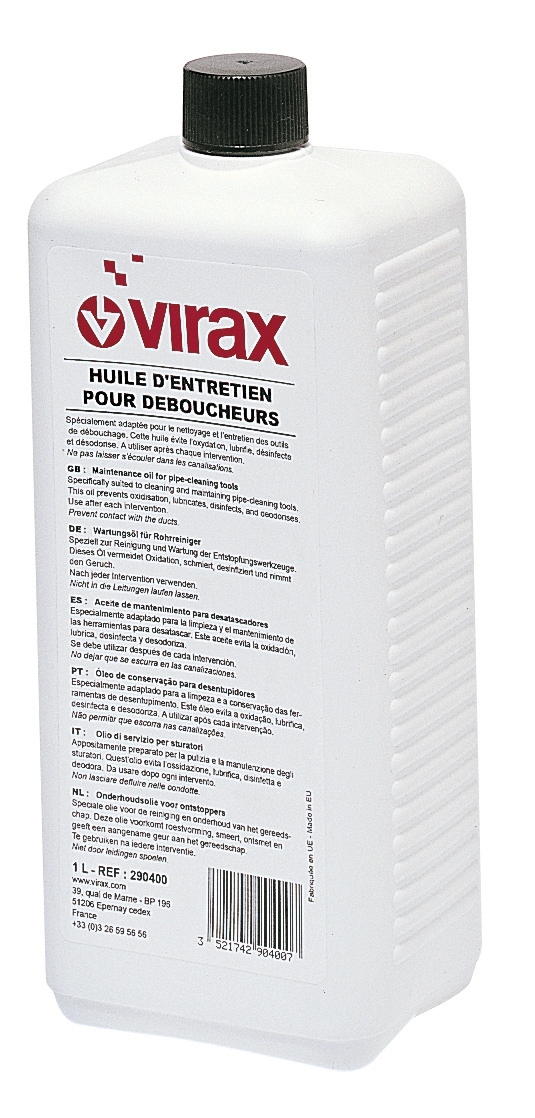 Huile entretien pour déboucheur Virax