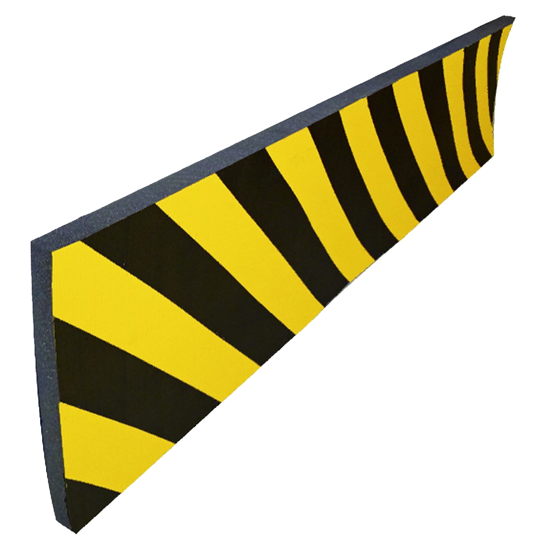 Protection souple murale noire et jaune 102NJ Viso
