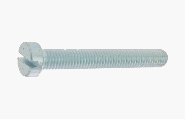 Vis métaux tête cylindrique fendue acier zingué - DIN 84 Viswood