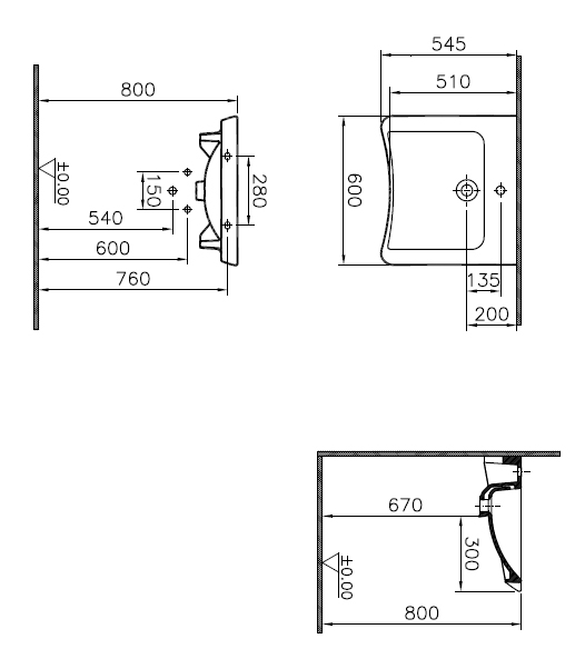 Lavabo Arbo - PMR Aquance