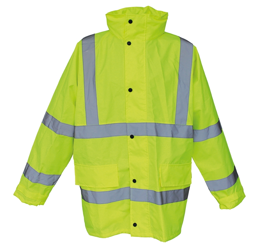 Veste de pluie Vizrain HV - Jaune Jidex