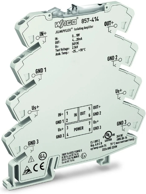 Amplificateur isolateur Wago