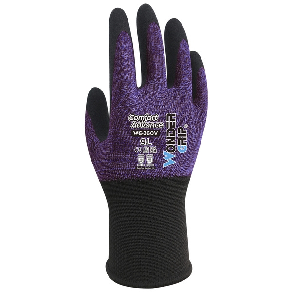 Gants de manipulation fine WG-360V Comfort Advance Wonder Grip