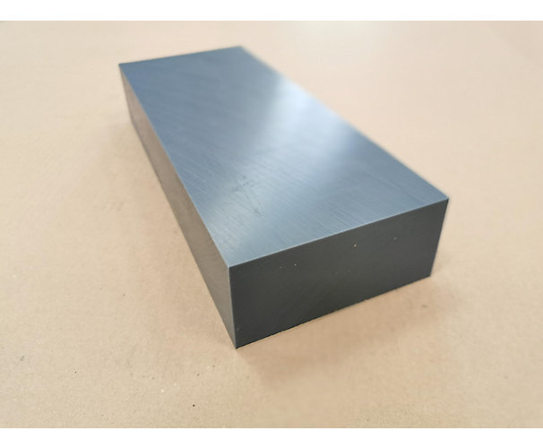Plaque polyéthylène PEHD1000 gris bleu Wefapress