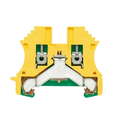 Blocs de jonction série W norme vert/jaune, à visser Weidmuller