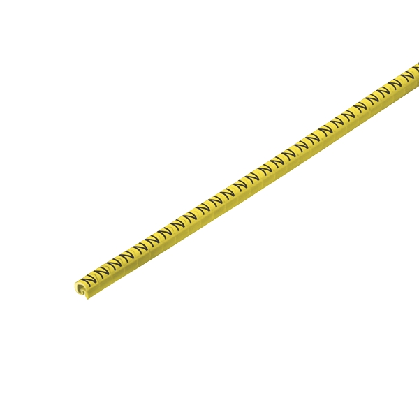 Repère fil et câble, CLI C 02-3, 3 x 3,4, Lettres sur fond : jaune, diamètre: 1,3 à 3 mm² Weidmuller