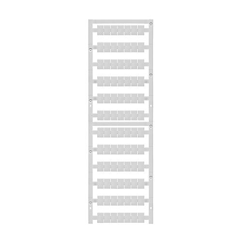 Repères de bornes, WS, 12 x 8 mm, blanc, vierge Weidmuller