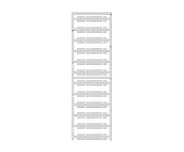 Repères de bornes, WS, 12 x 8 mm, blanc, vierge Weidmuller