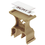  Porte-étiquette SCHT, pour repère borne, horizontal et vertical 