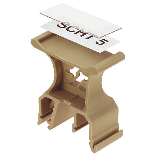 Porte-étiquette SCHT, pour repère borne, horizontal et vertical Weidmuller