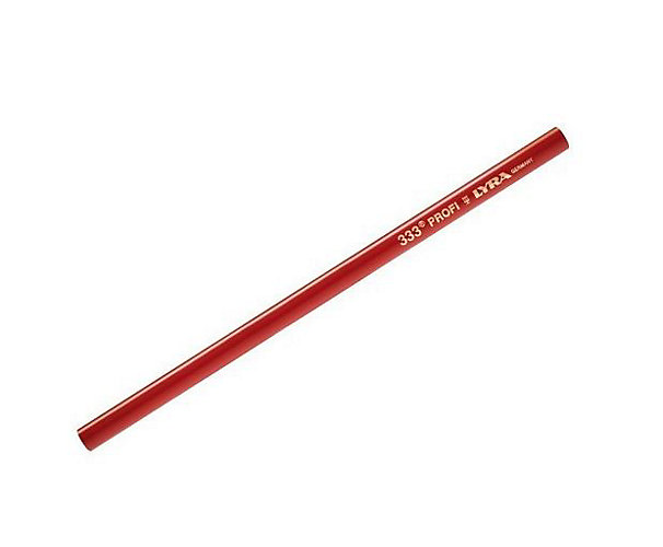 Crayon de charpentier rouge longueur 300mm Wilmart