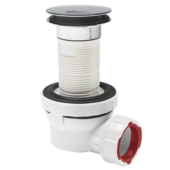 Combiné bonde et siphon lavabo Nano 6.7 avec bonde diamètre 100 mm